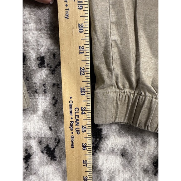 Prana Mantra Jogger Womens Size Extra Large Sand Beige Stretch Performance Hemp - Picture 7 of 16